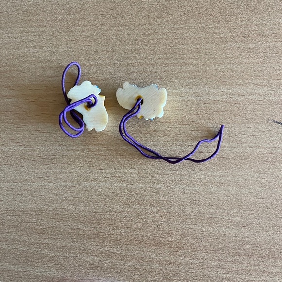 Blue and Yellow Character Hair Ties - Picture 3 of 4